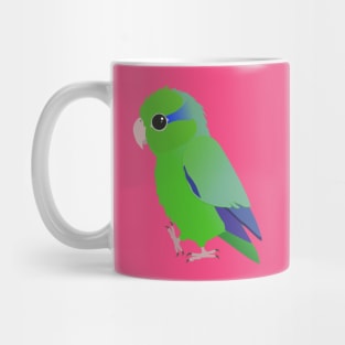 Cute green pacific parrotlet Mug